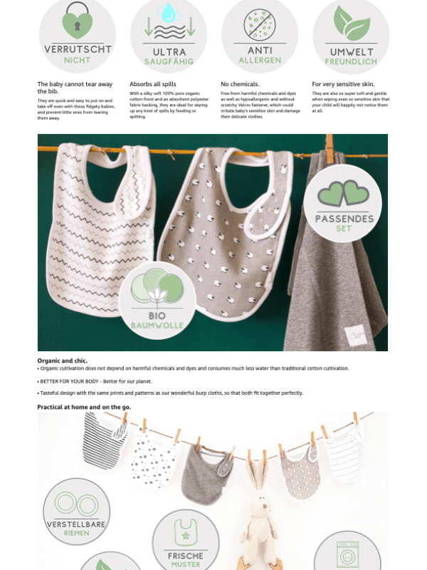 BABY BIBS - A+